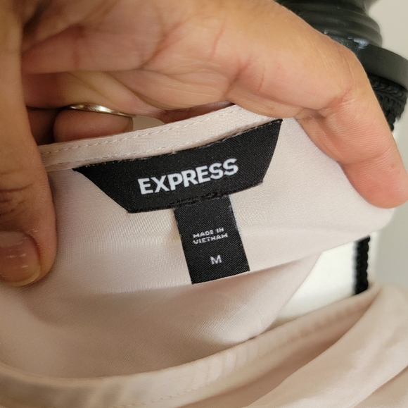 Express Cream Ruffle Sleeve Bodysuit - Picture 7 of 7